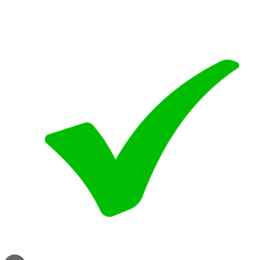 Vibrant green checkmark icon with smooth, rounded corners isolated on a solid white background.